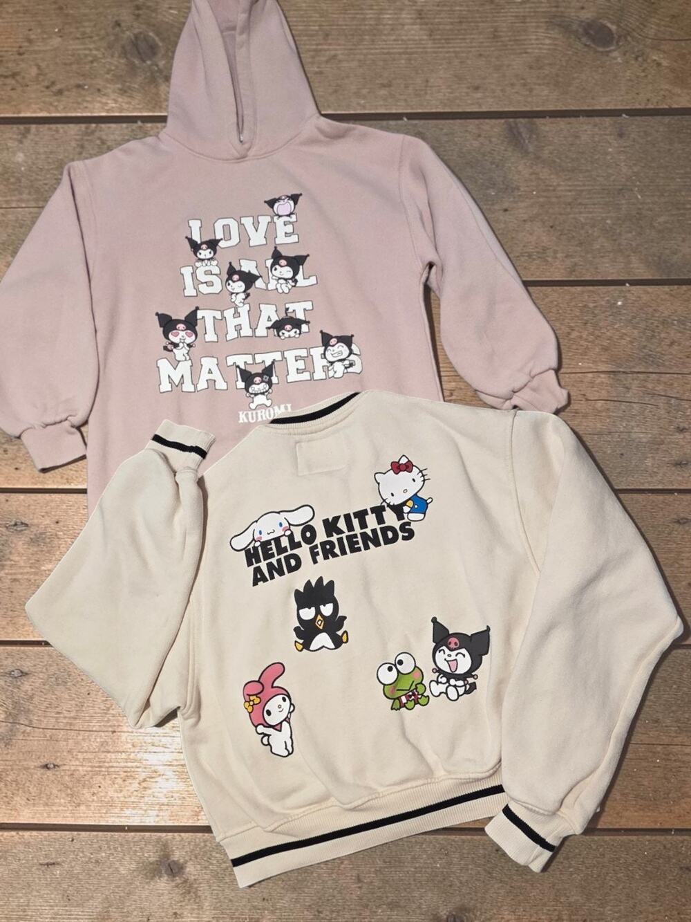 Zara Hello Kitty Sanrio Sweatshirt And Jacket  12-13 (Fits small imo)